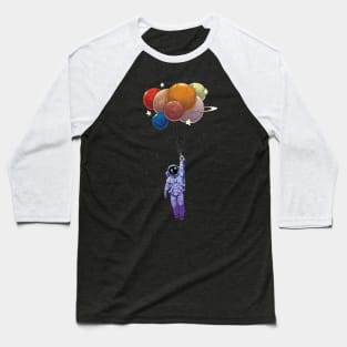 Astronot&Ballon Baseball T-Shirt